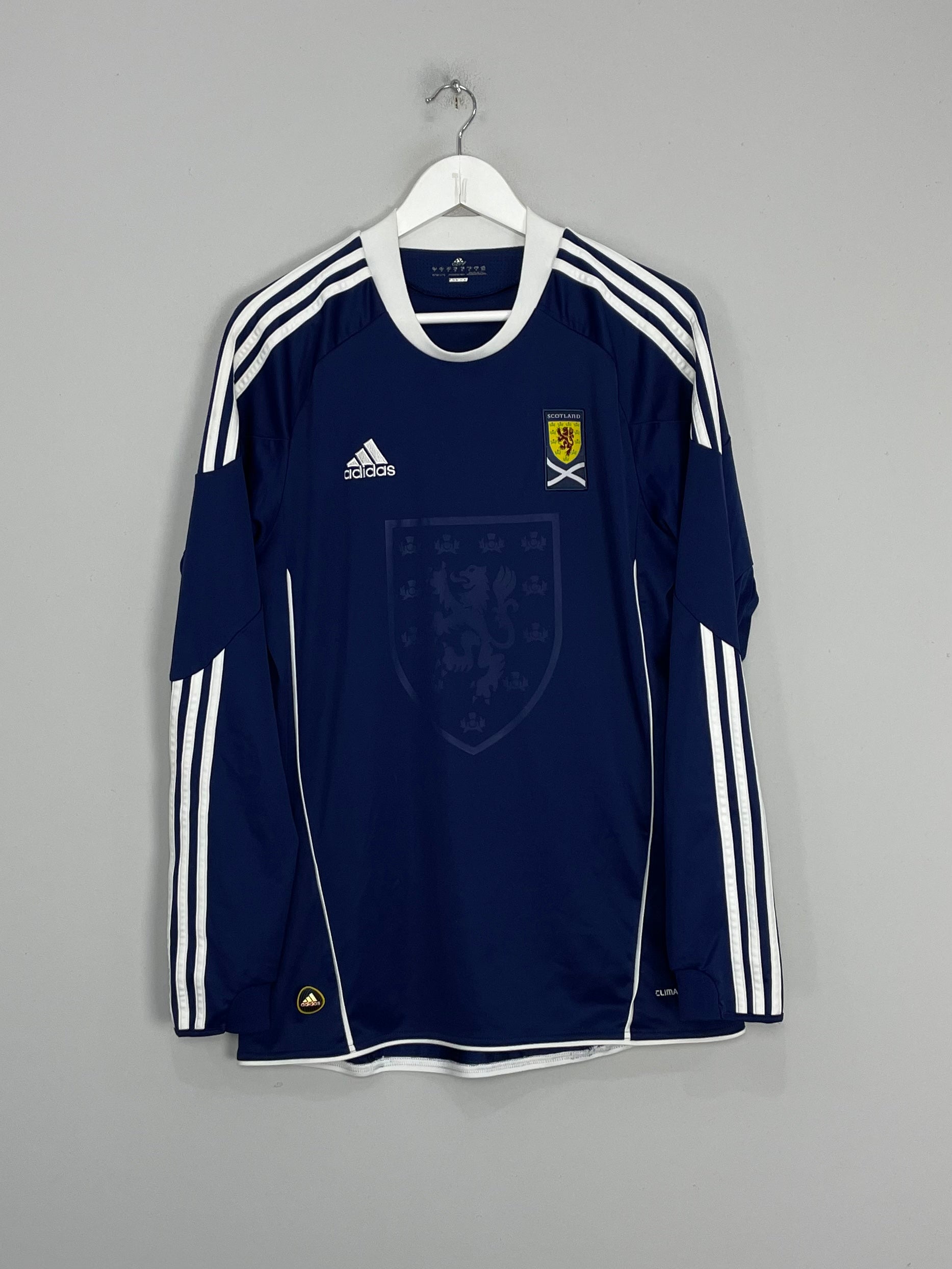 2010/11 SCOTLAND L/S HOME SHIRT (M) ADIDAS