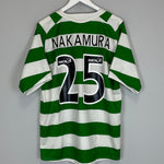 2005/07 CELTIC NAKAMURA #25 HOME SHIRT (L) NIKE