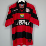 1999/00 FLAMENGO #6 HOME SHIRT (M) UMBRO