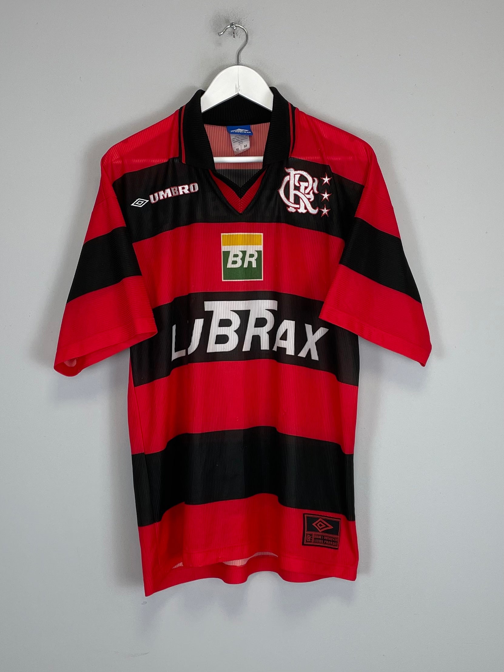 1999/00 FLAMENGO #6 HOME SHIRT (M) UMBRO