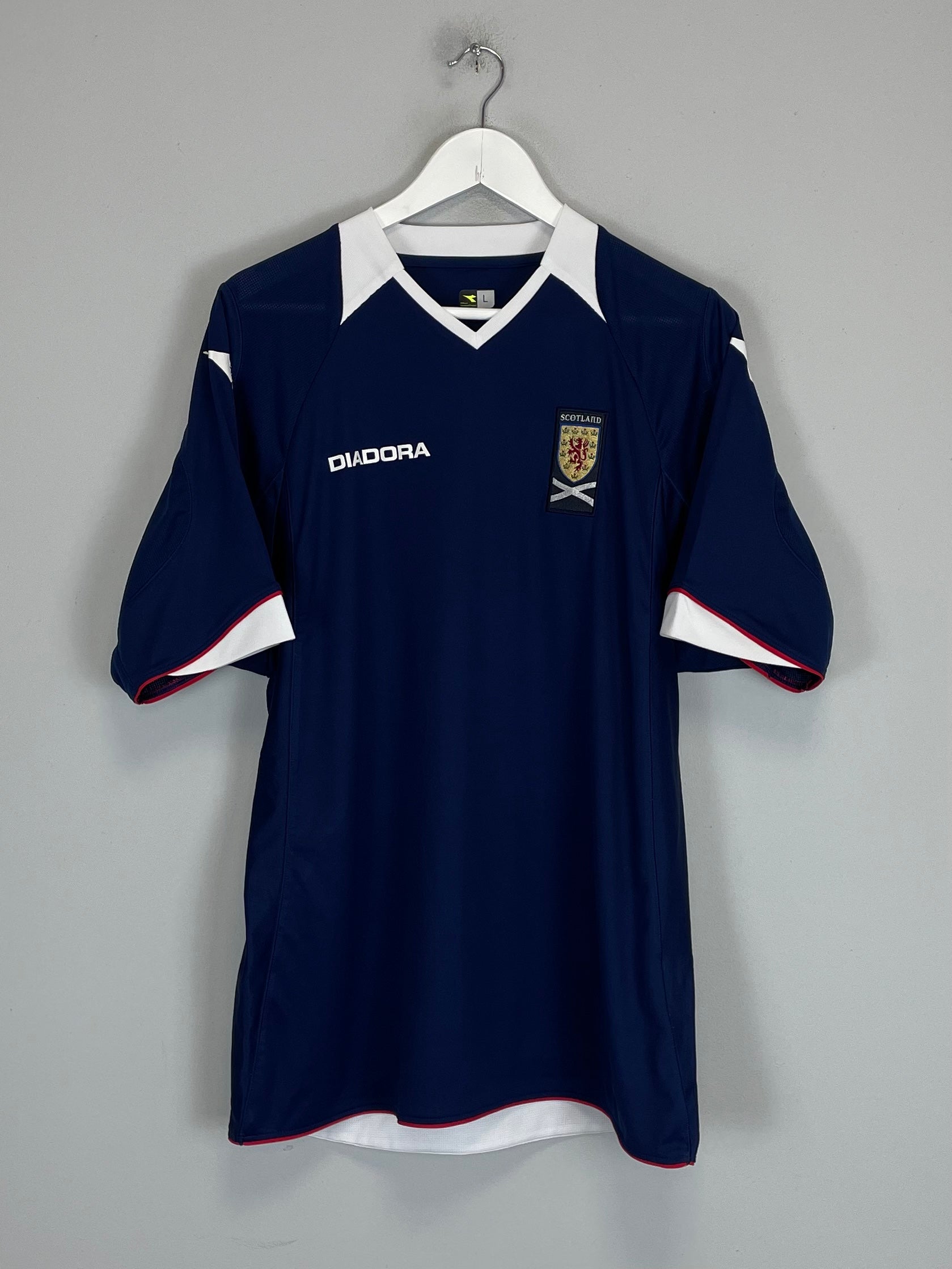 2008/09 SCOTLAND HOME SHIRT (L) DIADORA