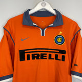 2000/01 INTER MILAN RONALDO #9 THIRD SHIRT (M) NIKE