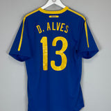 2010/11 BRAZIL D.ALVES #13 AWAY SHIRT (L) NIKE