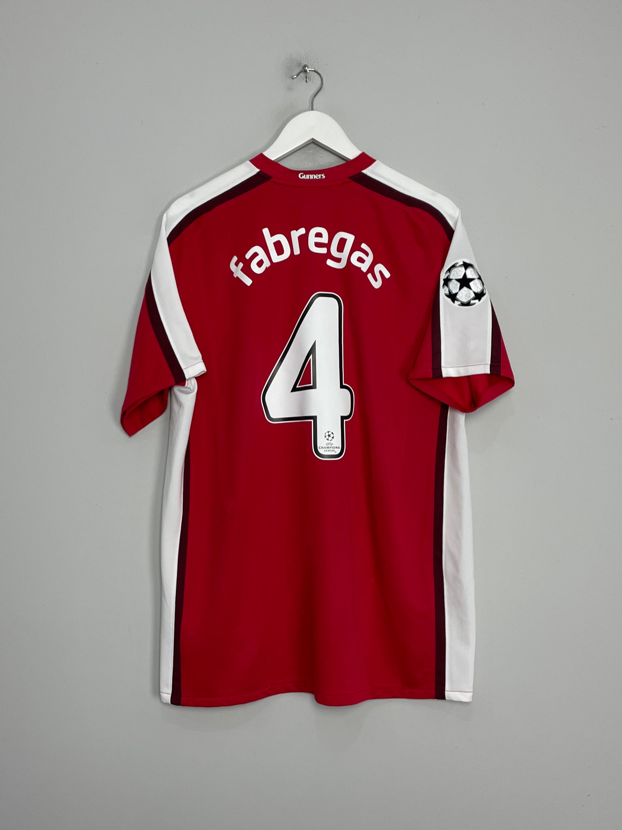 2008/10 ARSENAL FABREGAS #4 C/L HOME SHIRT (L) NIKE