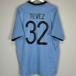 2012/13 MANCHESTER CITY TEVEZ #32 HOME SHIRT (XXL) UMBRO