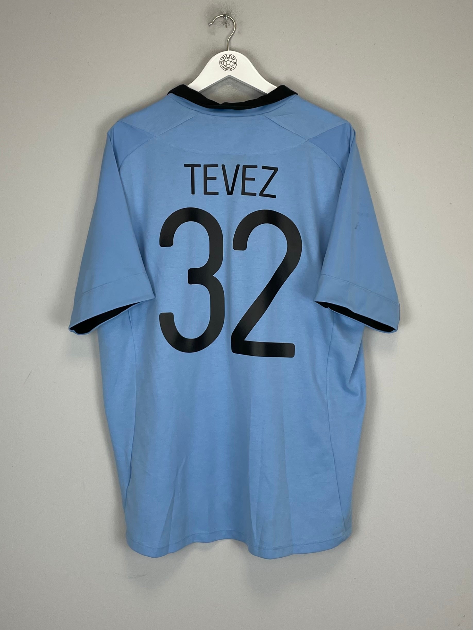 2012/13 MANCHESTER CITY TEVEZ #32 HOME SHIRT (XXL) UMBRO