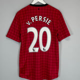 2012/13 MANCHESTER UNITED V.PERSIE #20 HOME SHIRT (M) NIKE