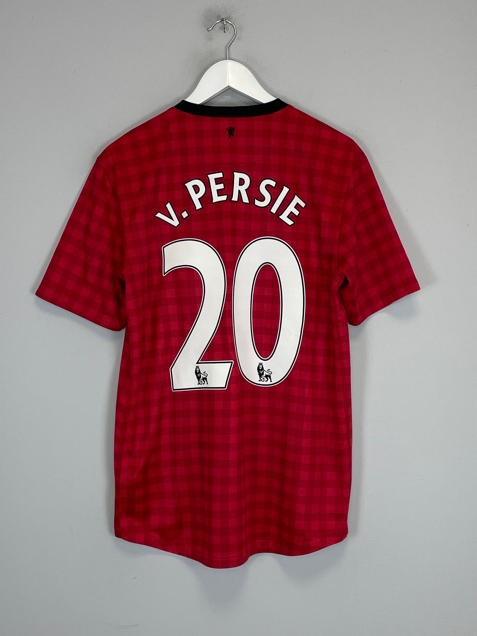 2012/13 MANCHESTER UNITED V.PERSIE #20 HOME SHIRT (M) NIKE