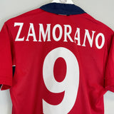 2000/01 CHILE ZAMORANO #9 HOME SHIRT (S) UMBRO