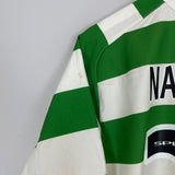 2005/07 CELTIC NAKAMURA #25 HOME SHIRT (M) NIKE