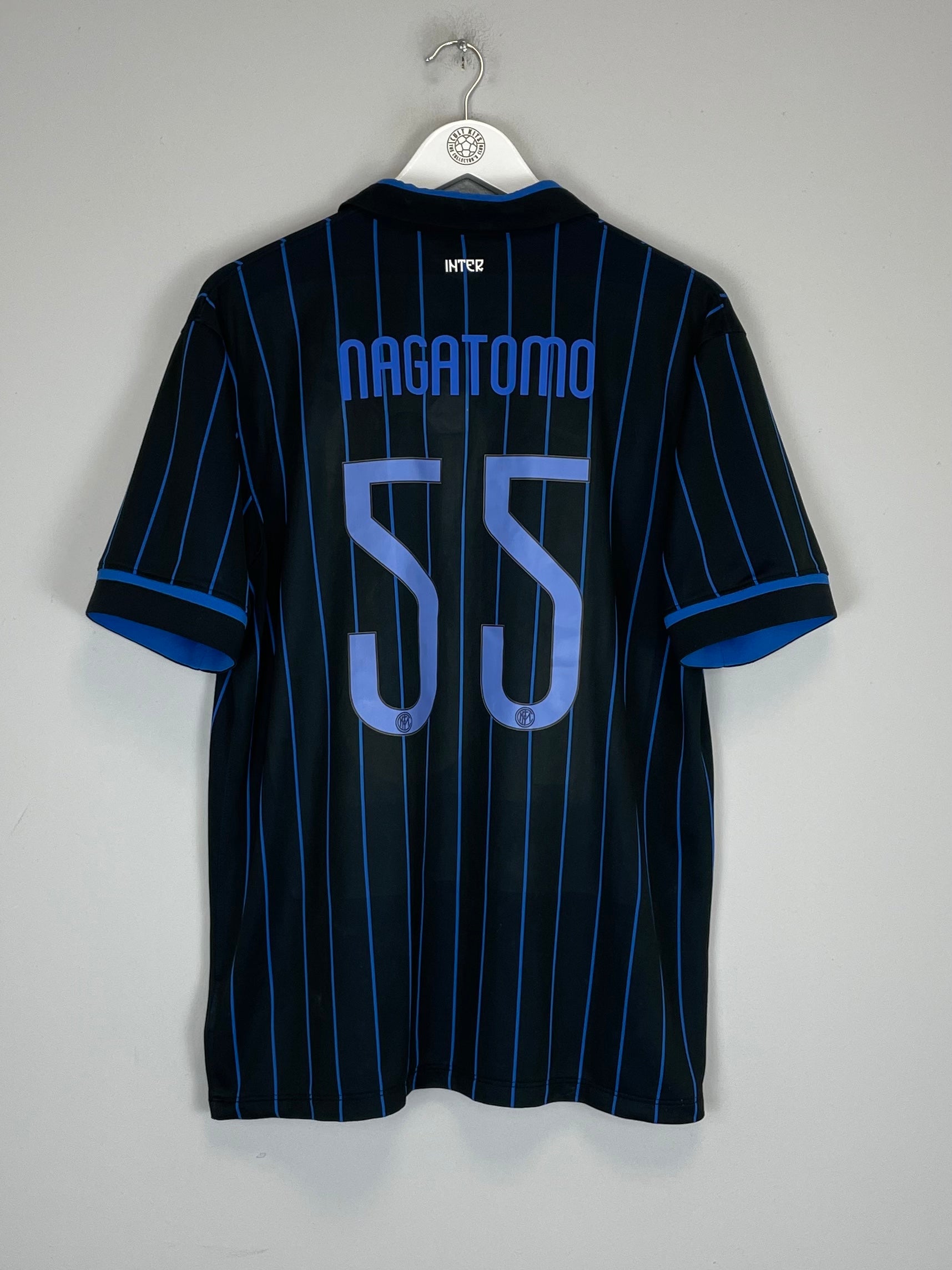 2014/15 INTER MILAN NAGATOMO #55 HOME SHIRT (L) NIKE