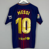 2017/18 BARCELONA MESSI #10 HOME SHIRT (S) NIKE