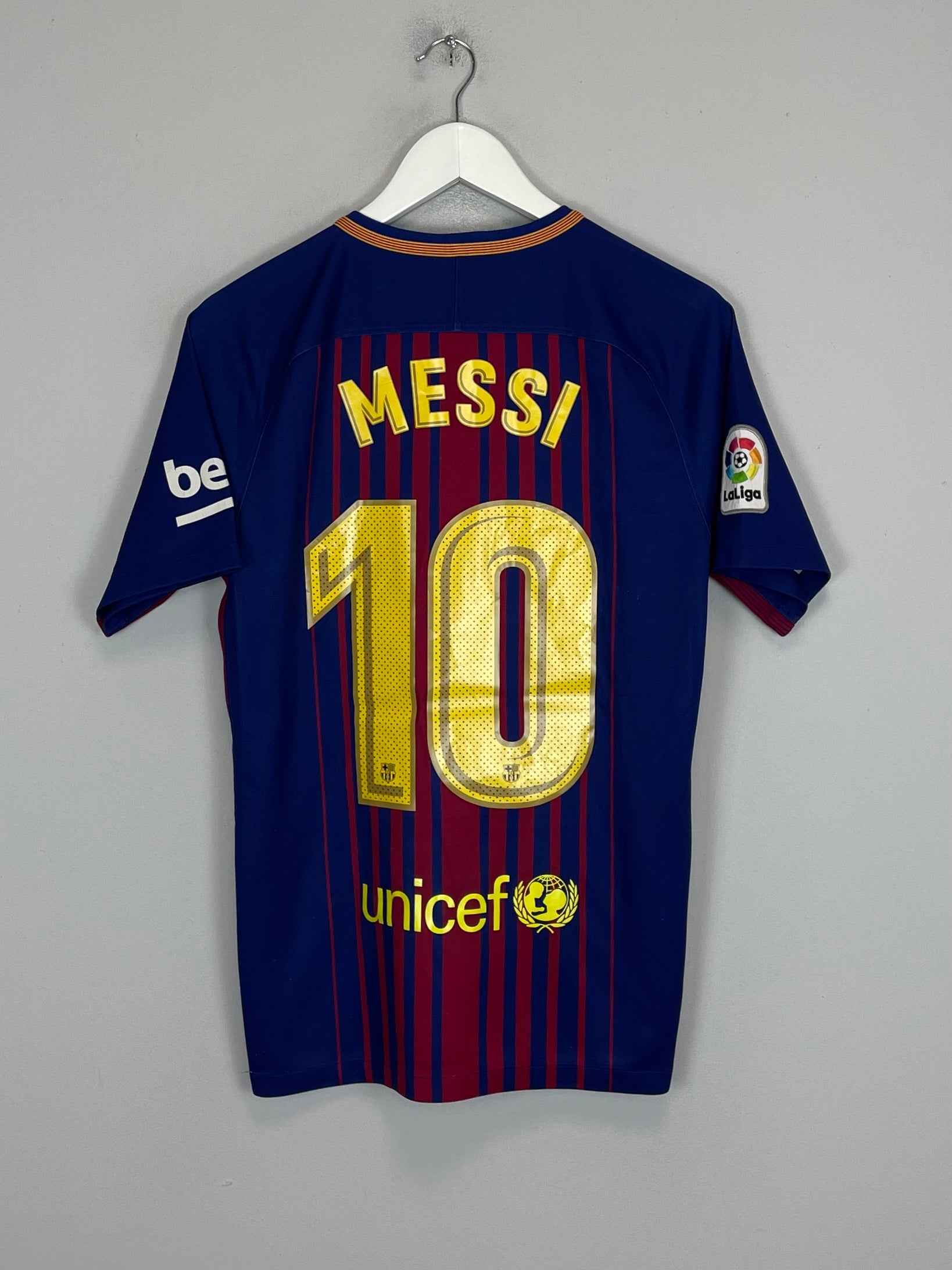 2017/18 BARCELONA MESSI #10 HOME SHIRT (S) NIKE