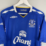 2007/08 EVERTON ARTETA #6 HOME SHIRT (XL) UMBRO