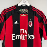 2010/11 AC MILAN RONALDINHO #80 HOME SHIRT (M) ADIDAS