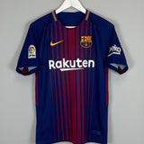 2017/18 BARCELONA MESSI #10 HOME SHIRT (S) NIKE