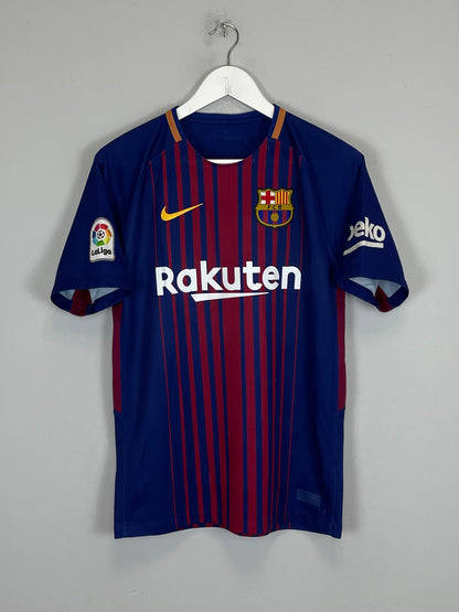 2017/18 BARCELONA MESSI #10 HOME SHIRT (S) NIKE