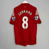 2008/10 LIVERPOOL GERRARD #8 HOME SHIRT (L) ADIDAS