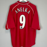 2000/02 LIVERPOOL ANELKA #9 HOME SHIRT (L) REEBOK