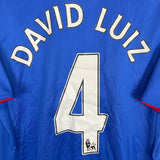 2010/11 CHELSEA DAVID LUIZ #4 HOME SHIRT (S) ADIDAS