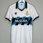 1990/91 INTER MILAN AWAY SHIRT (M) UMBRO