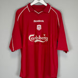 2000/02 LIVERPOOL ANELKA #9 HOME SHIRT (L) REEBOK