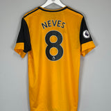 2019/20 WOLVES NEVES #8 HOME SHIRT (L) ADIDAS