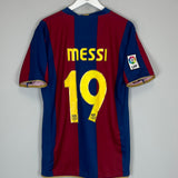 2007/08 BARCELONA MESSI #19 HOME SHIRT (L) NIKE