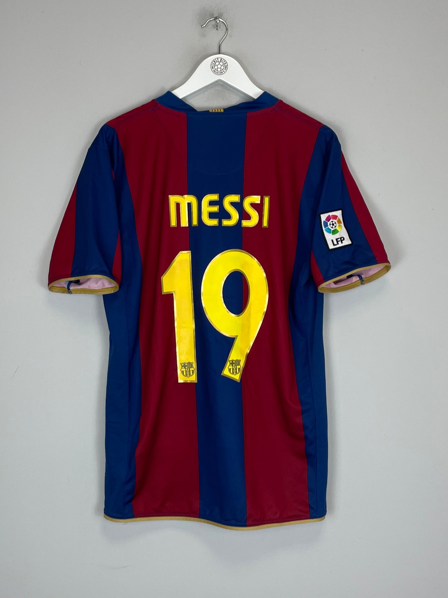 2007/08 BARCELONA MESSI #19 HOME SHIRT (L) NIKE