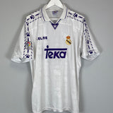 1996/97 REAL MADRID MIJATOVIC #8 HOME SHIRT (M) KELME