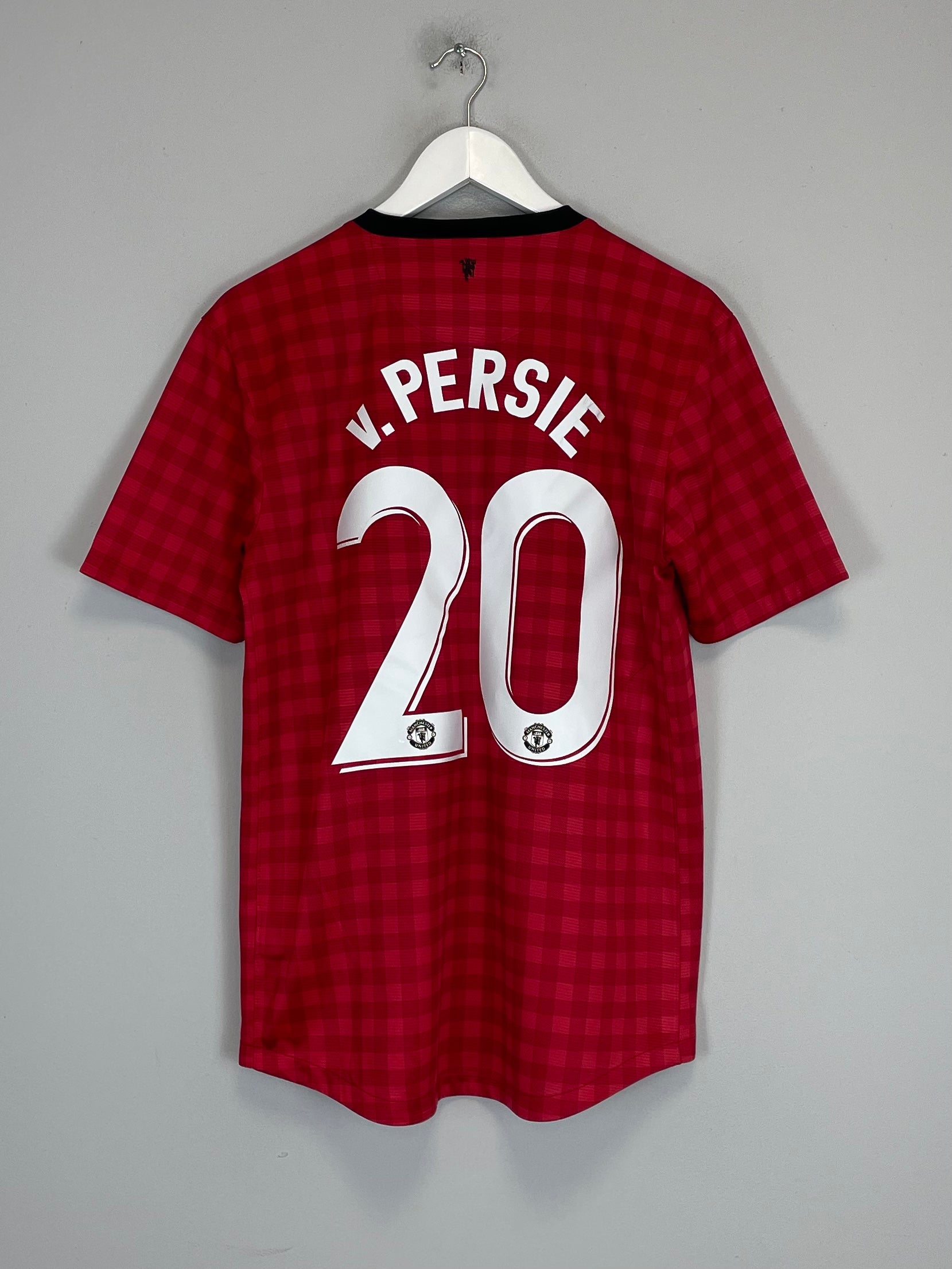 2012/13 MANCHESTER UNITED V.PERSIE #20 HOME SHIRT (M) NIKE