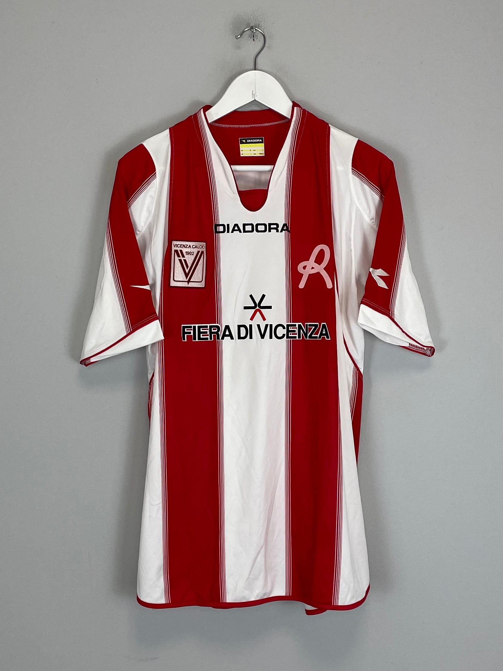 2007/08 VICENZA ZONIN #9 HOME SHIRT (L) DIADORA