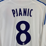 2010/11 LYON PJANIC #8 *PLAYER ISSUE* L/S HOME SHIRT (XL) ADIDAS