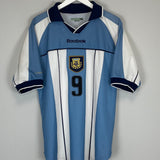 2001/02 ARGENTINA BATISTUTA #9 HOME SHIRT (L) REEBOK