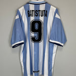 1999/00 ARGENTINA BATISTUTA #9 HOME SHIRT (XL) REEBOK