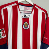 2005/06 CHIVAS GUADALAJARA HOME SHIRT (L) REEBOK