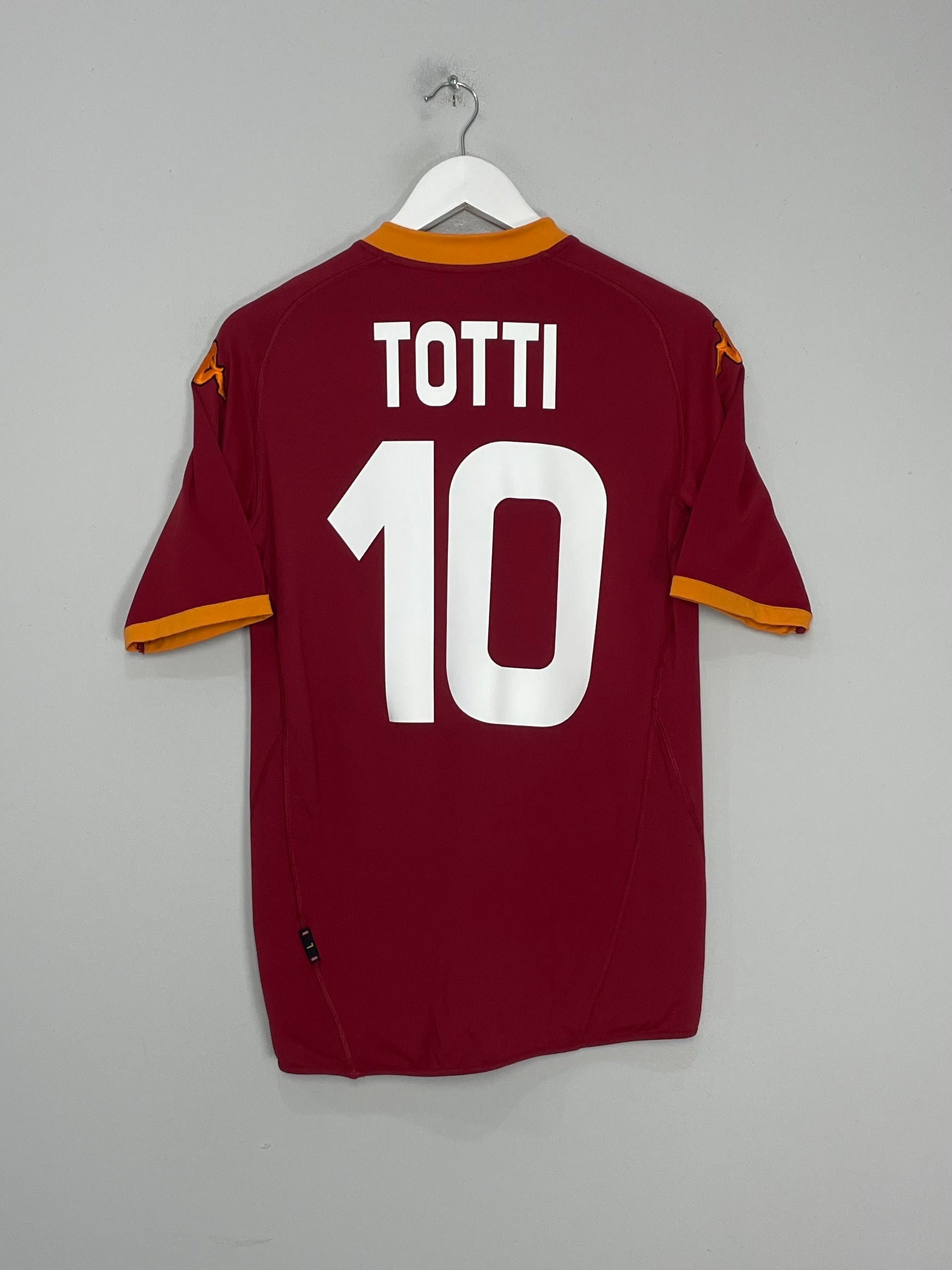 2007/08 ROMA TOTTI #10 HOME SHIRT (L) KAPPA