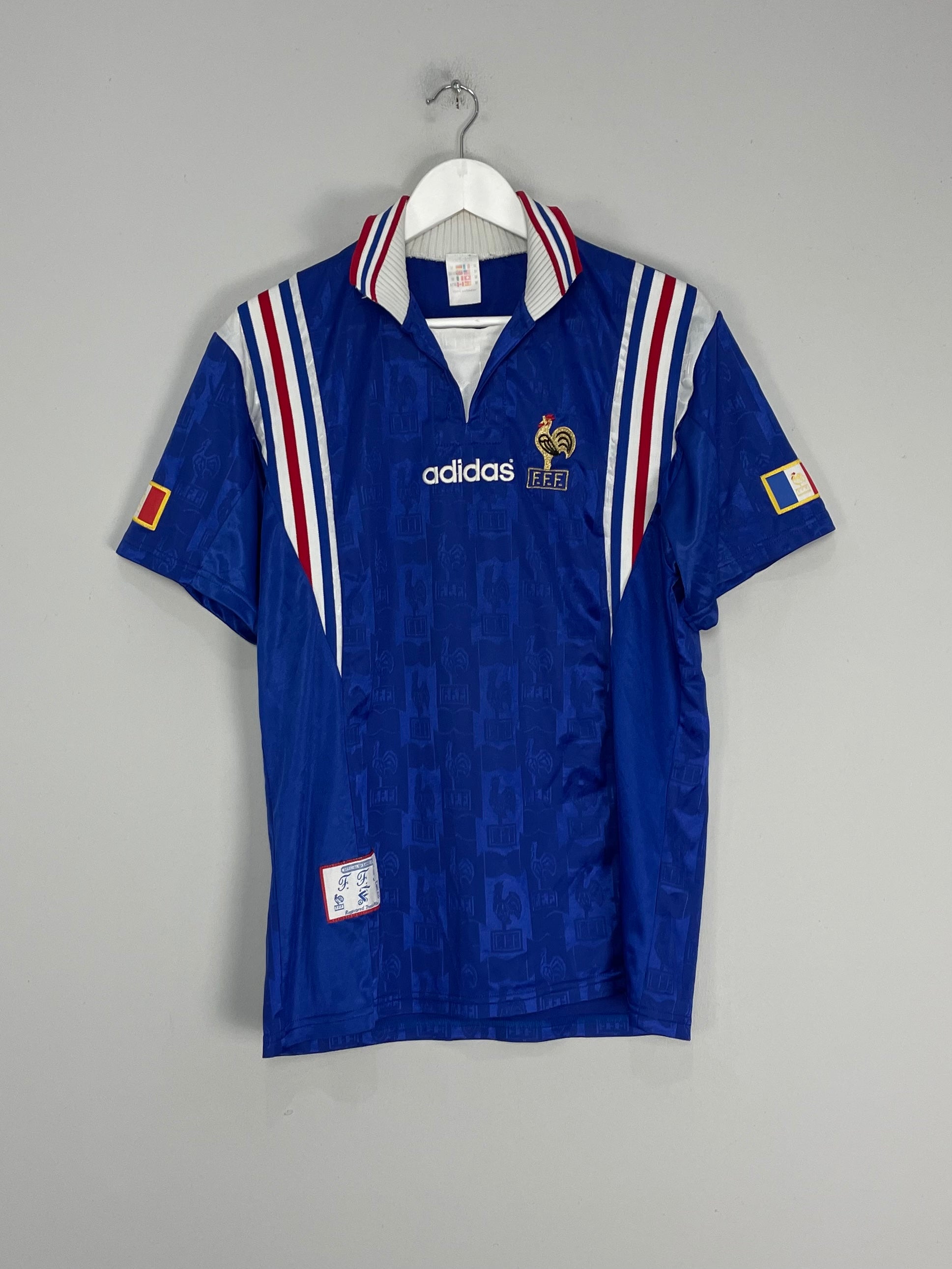 1996/98 FRANCE HOME SHIRT (M) ADIDAS