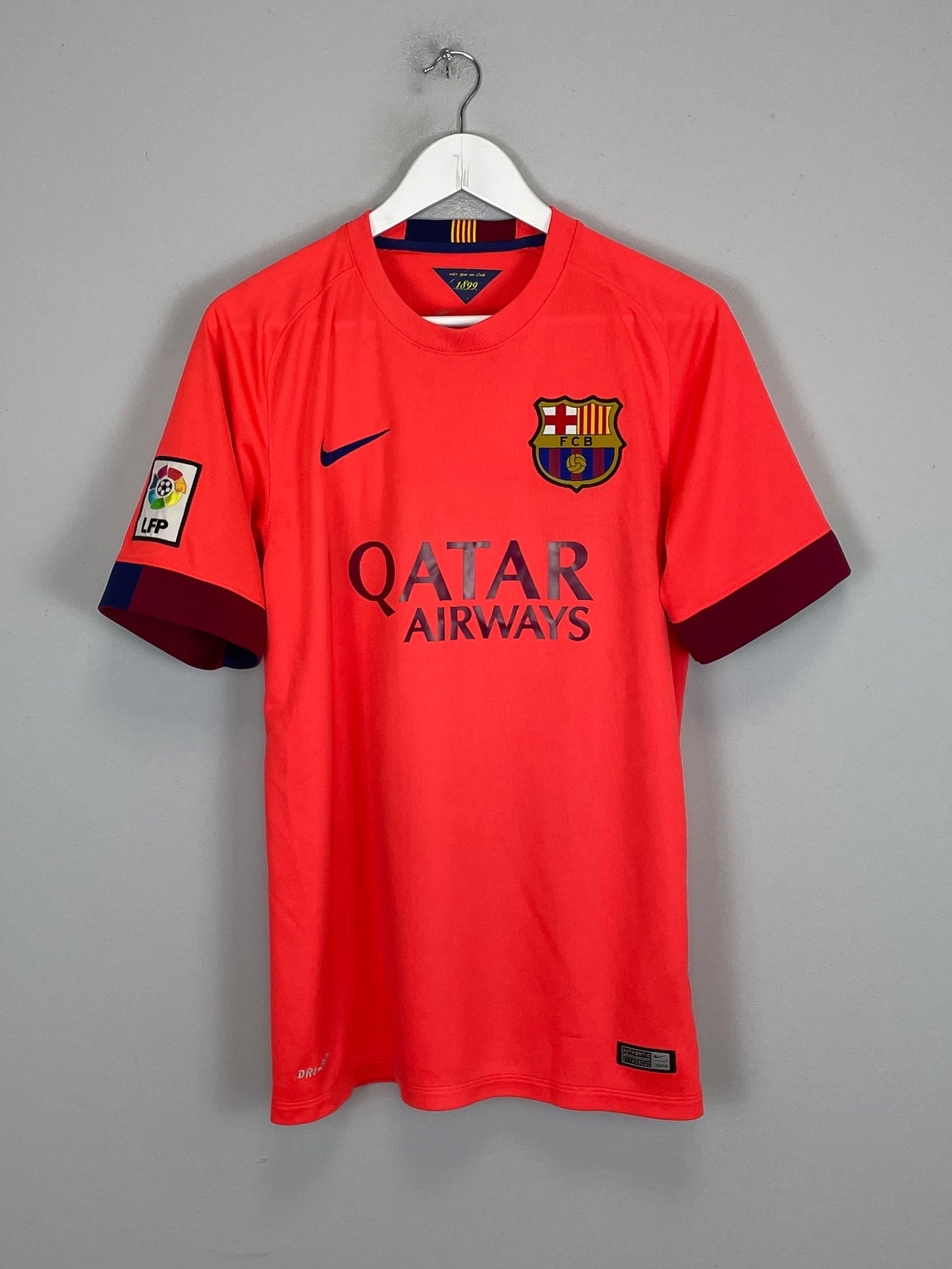 2014/15 BARCELONA MESSI #10 AWAY SHIRT (M) NIKE