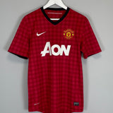 2012/13 MANCHESTER UNITED V.PERSIE #20 HOME SHIRT (M) NIKE