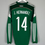 2014/15 MEXICO J.HERNANDEZ #14 L/S HOME SHIRT (M) ADIDAS