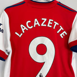 2021/22 ARSENAL LACAZETTE #9 HOME SHIRT (M) ADIDAS