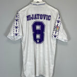 1996/97 REAL MADRID MIJATOVIC #8 HOME SHIRT (M) KELME