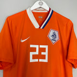 2008/10 NETHERLANDS VAN DER VAART #23 HOME SHIRT (L) NIKE