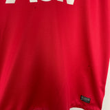 2013/14 MANCHESTER UNITED VIDIC #15 HOME SHIRT (L) NIKE