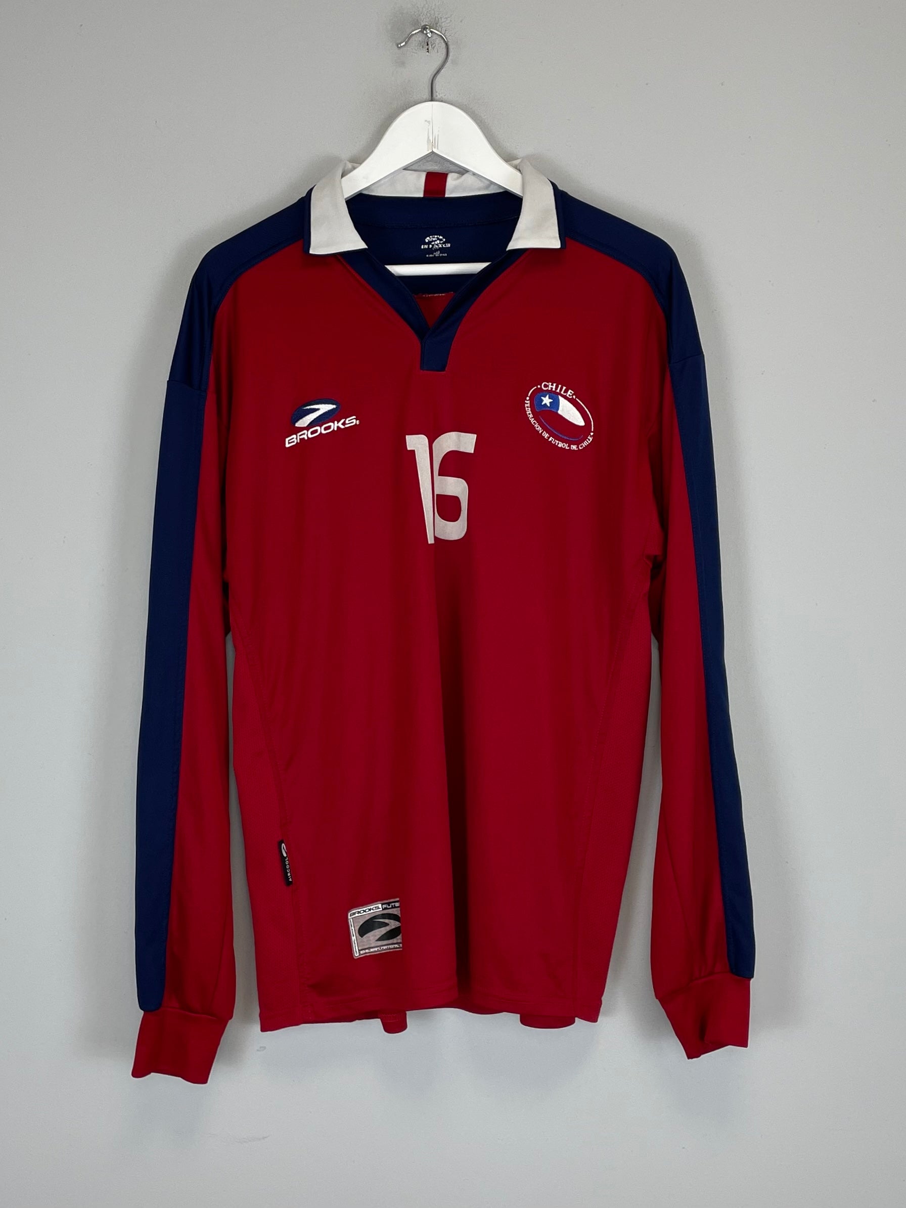 2004/05 CHILE #16 L/S HOME SHIRT (L) BROOKS