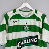 2005/07 CELTIC NAKAMURA #25 HOME SHIRT (M) NIKE