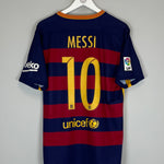 2015/16 BARCELONA MESSI #10 HOME SHIRT (L) NIKE