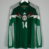 2014/15 MEXICO J.HERNANDEZ #14 L/S HOME SHIRT (M) ADIDAS