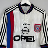 1996/98 BAYERN MUNICH BASLER #13 AWAY SHIRT (XL) ADIDAS